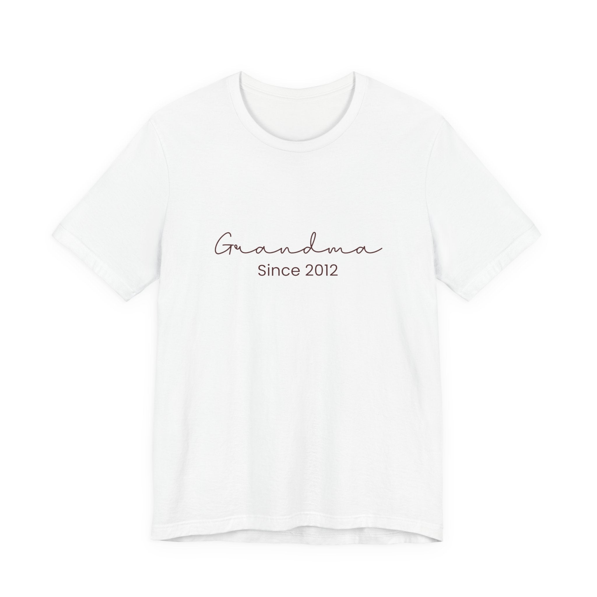 Grandma Since T-Shirt – Customized Year