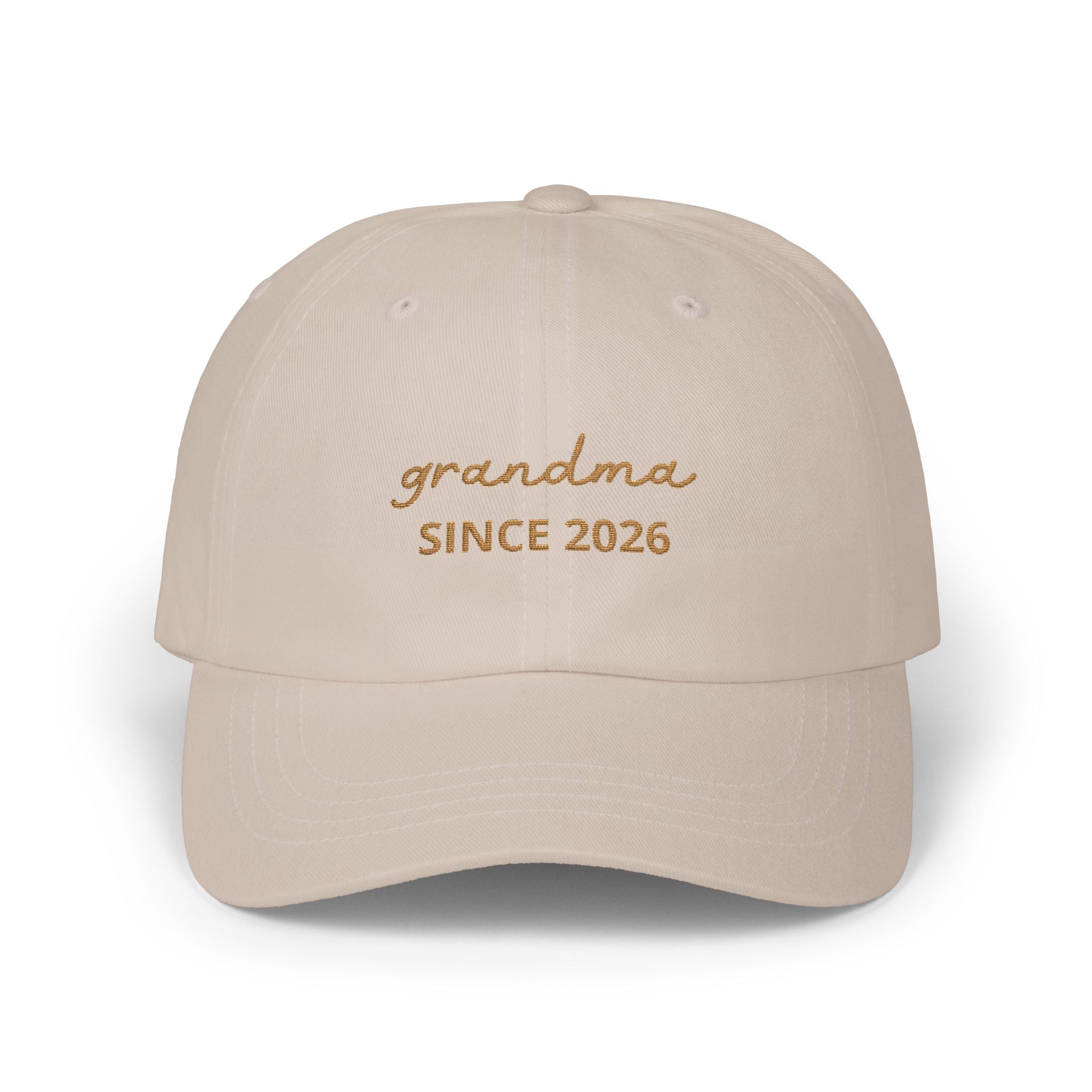 Cap Grandma Since Embroidered Date