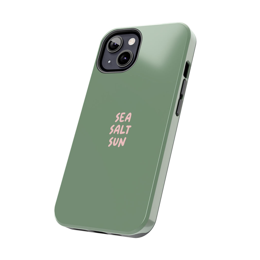 Phone Case Green color with custom text