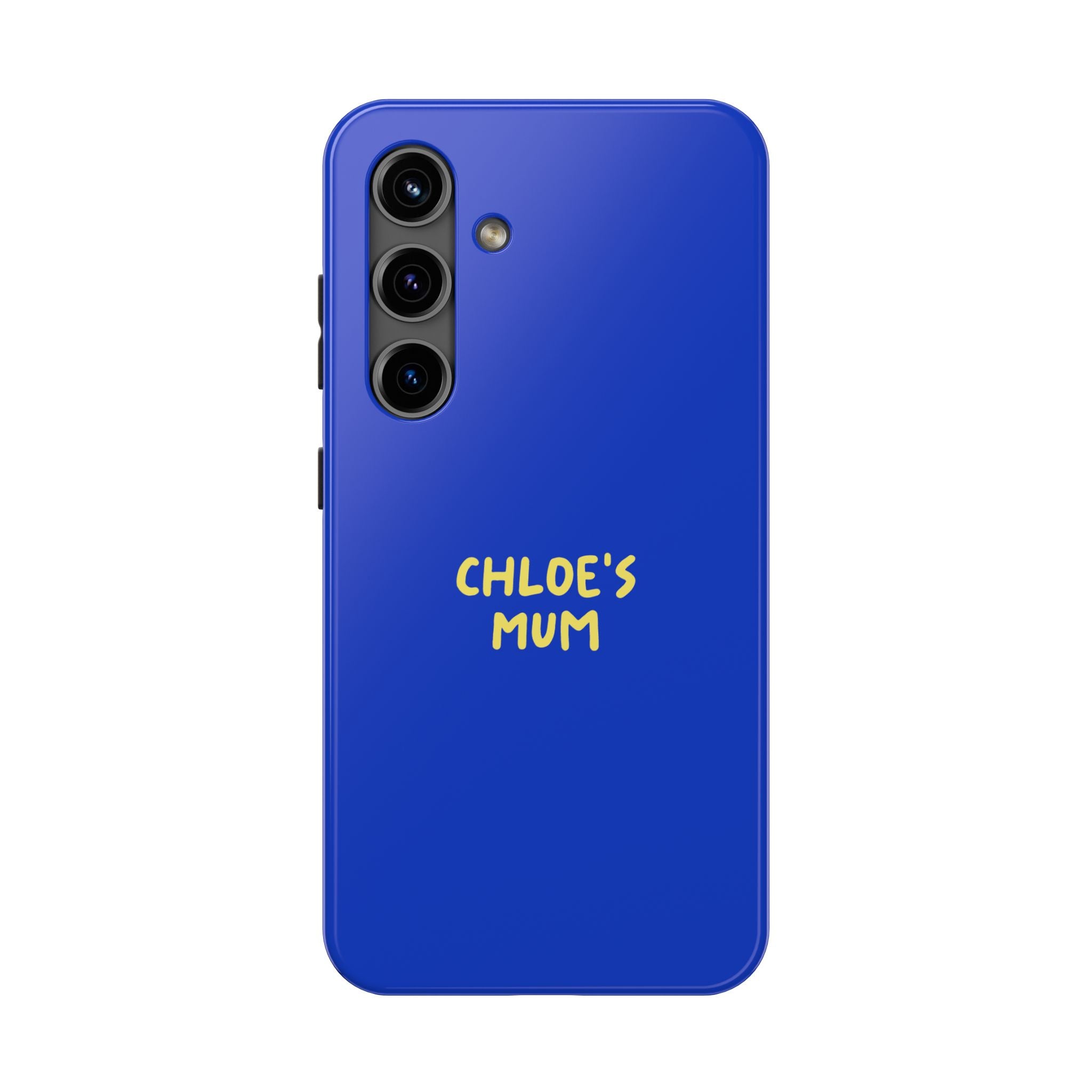 Phone Case Blue color with custom text