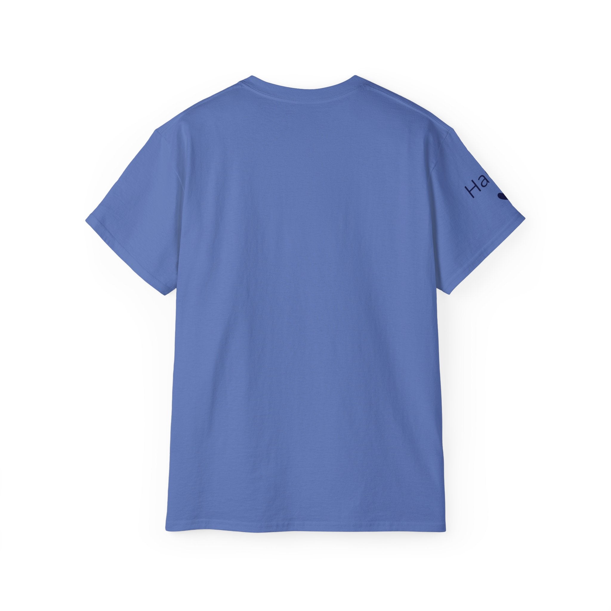 AUS - T-shirt Dad since date pinted on heart and first names on sleeve