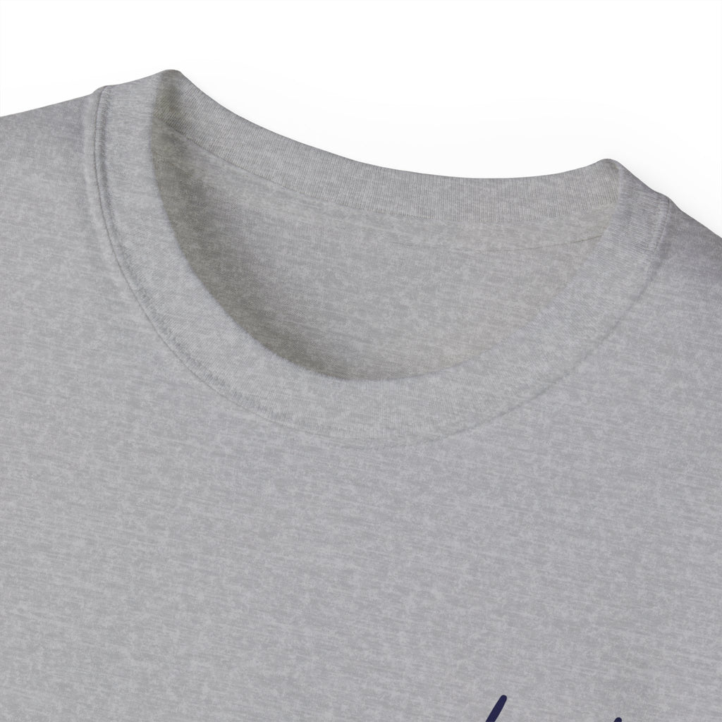 AUS - T-shirt Dad since date pinted on heart and first names on sleeve