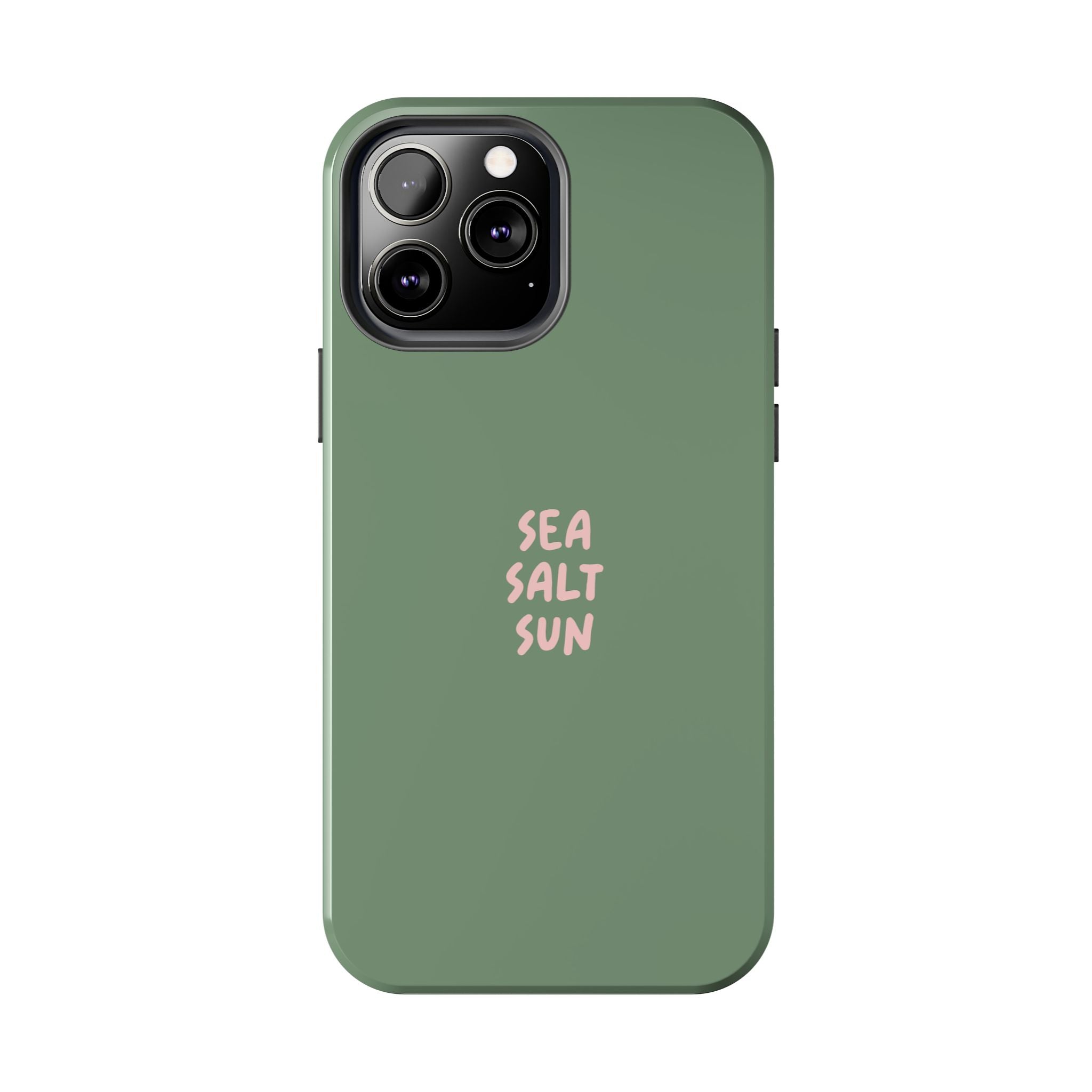 Phone Case Green color with custom text