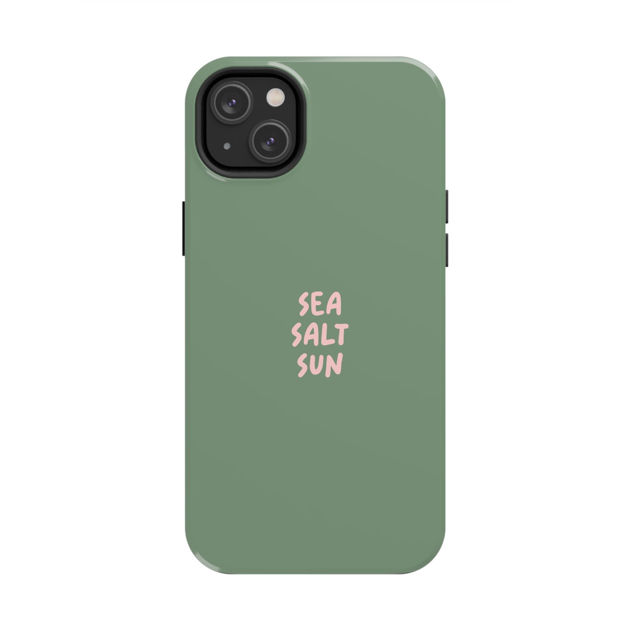 Phone Case Green color with custom text