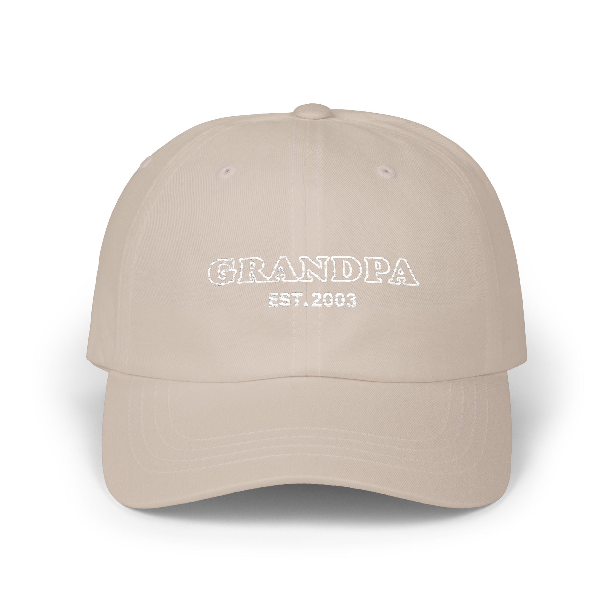 Cap Grandpa and Grandchildren’s Names Embroidered