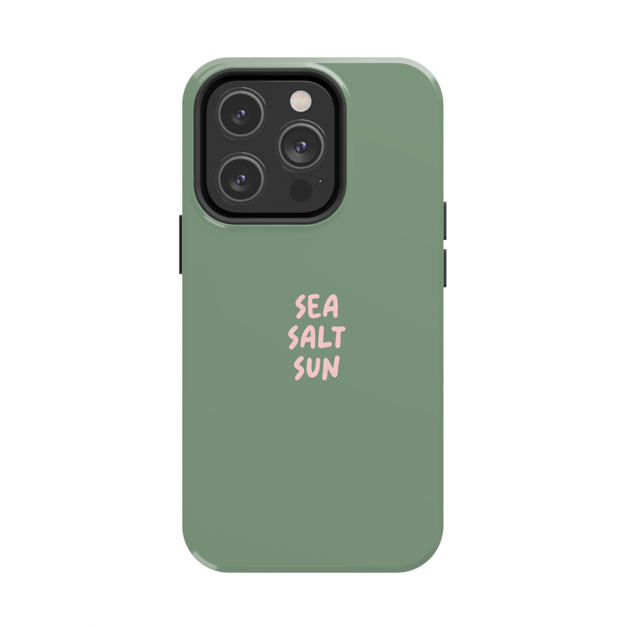 Phone Case Green color with custom text