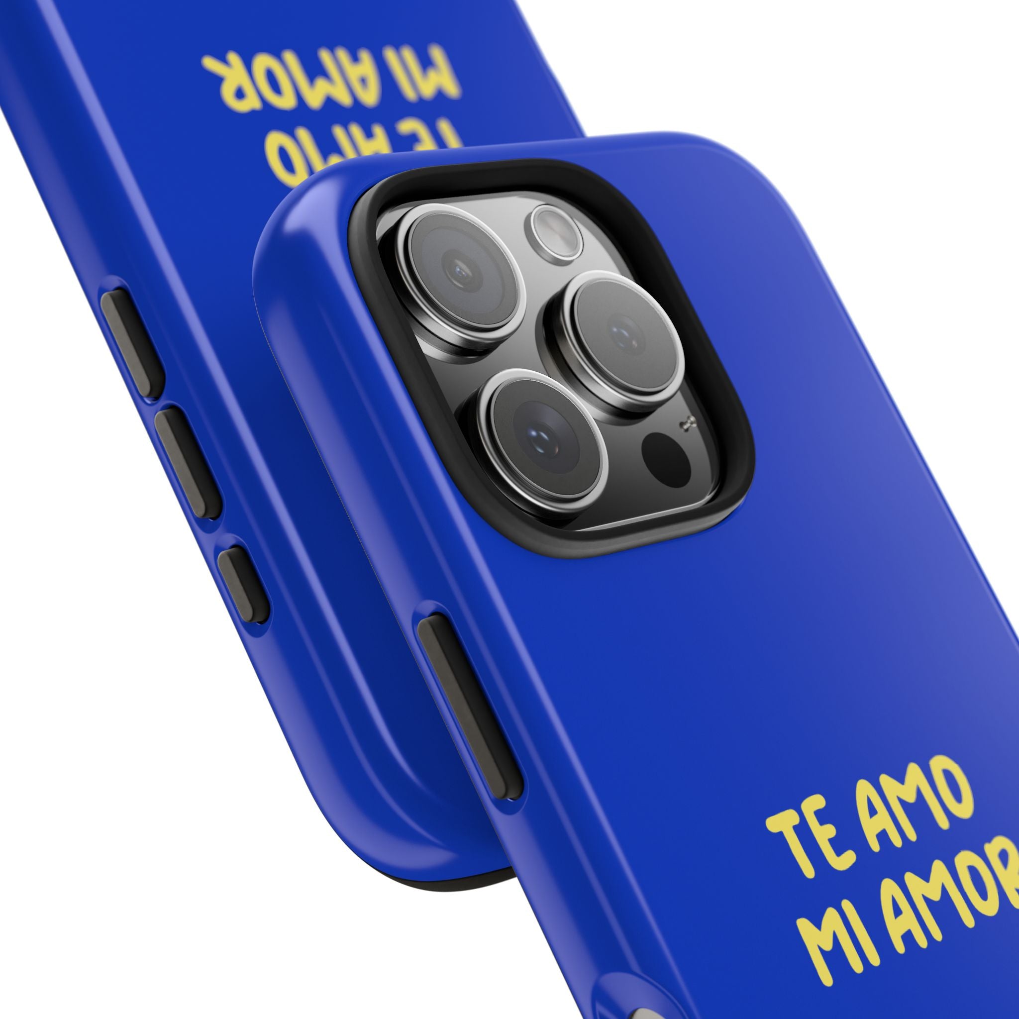 Blue Phone Case with Custom Text