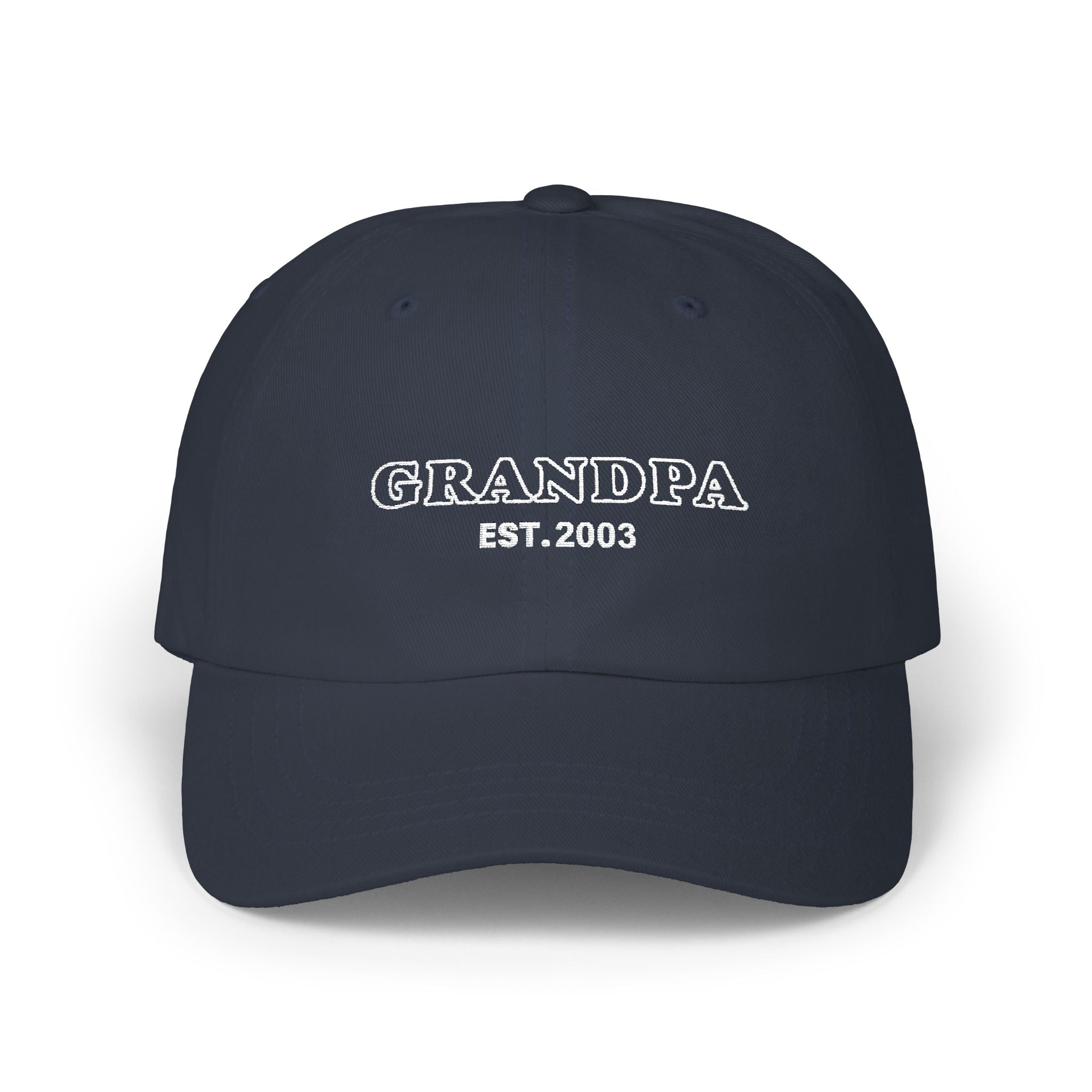 Cap Grandpa and Grandchildren’s Names Embroidered