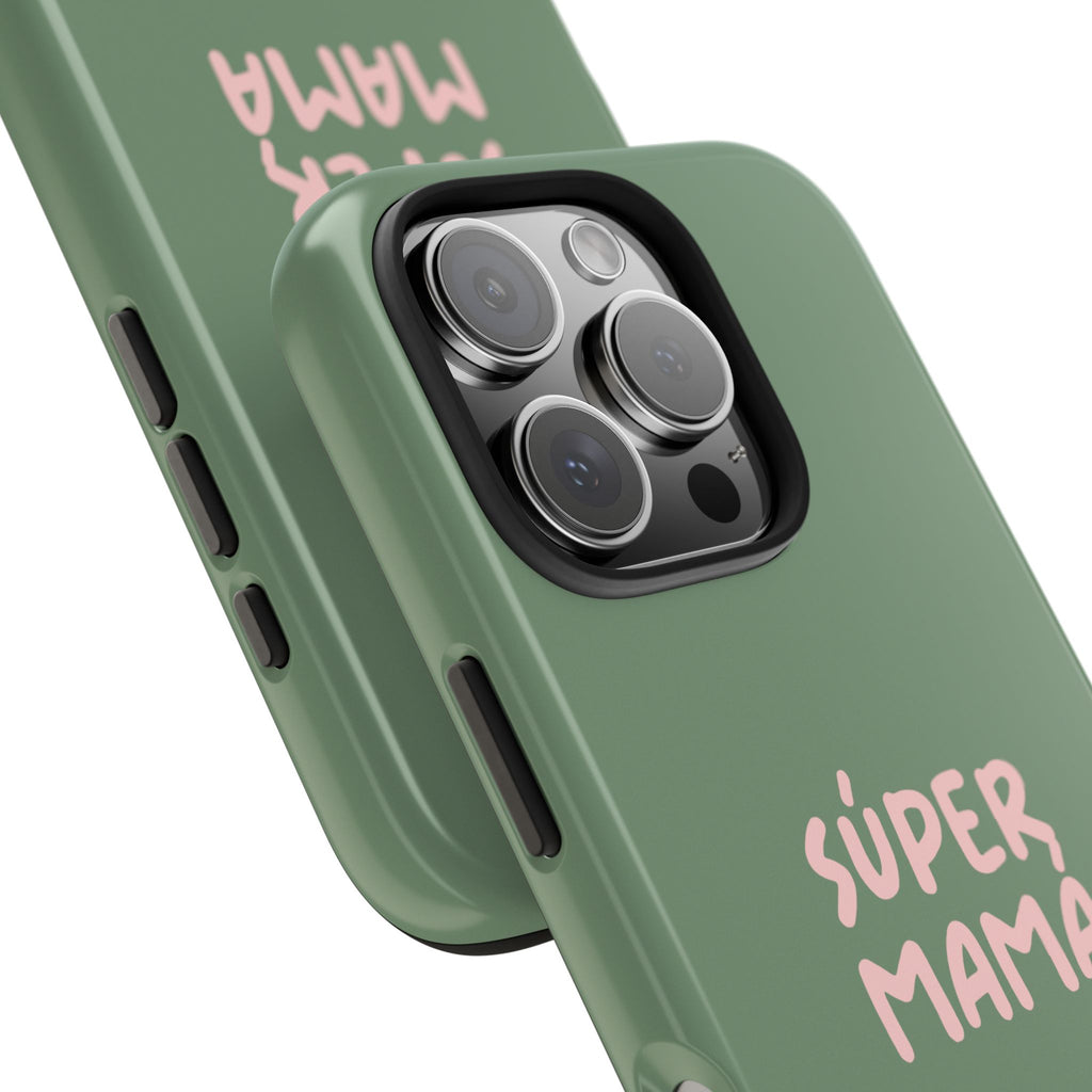Green Phone Case with Custom Text