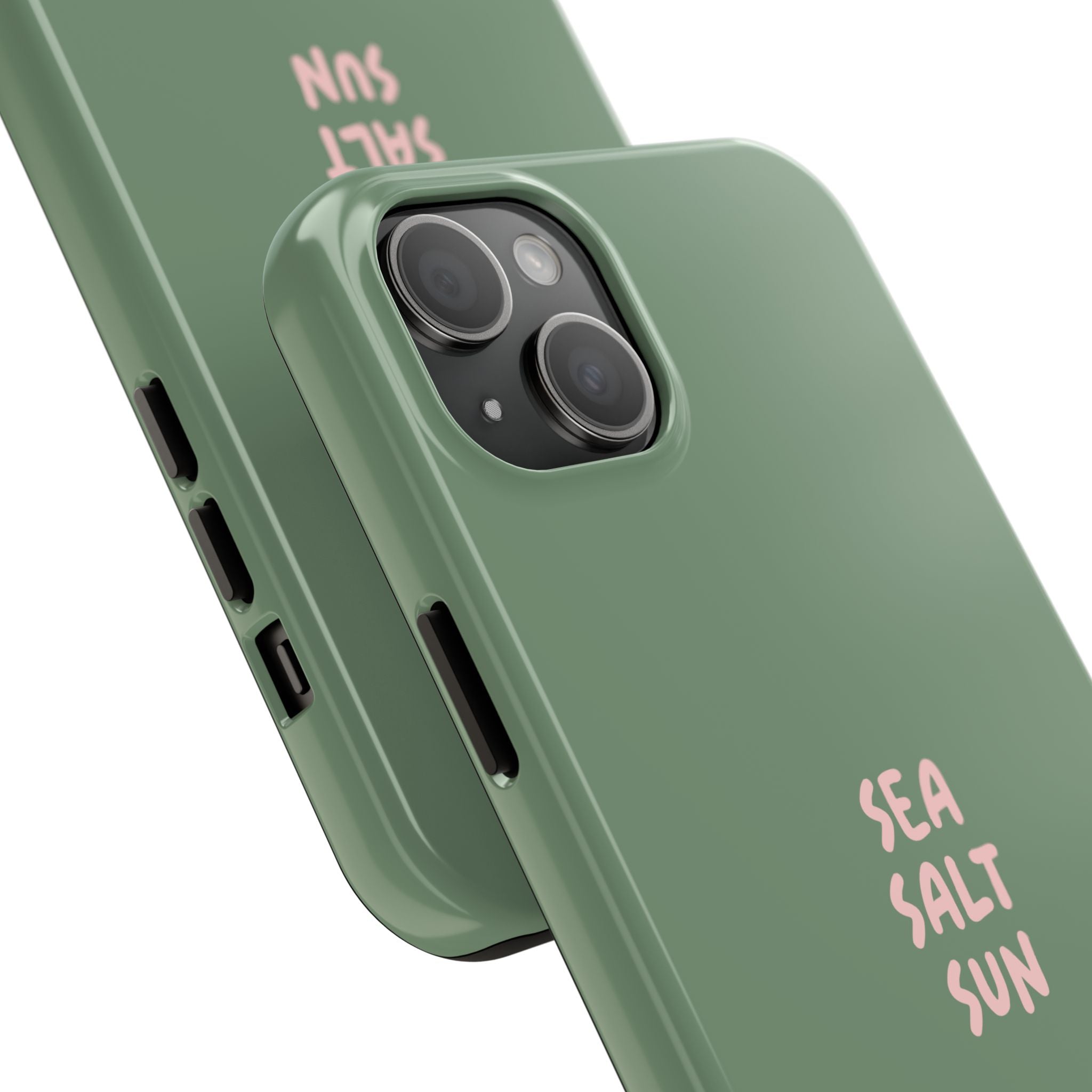 Phone Case Green color with custom text