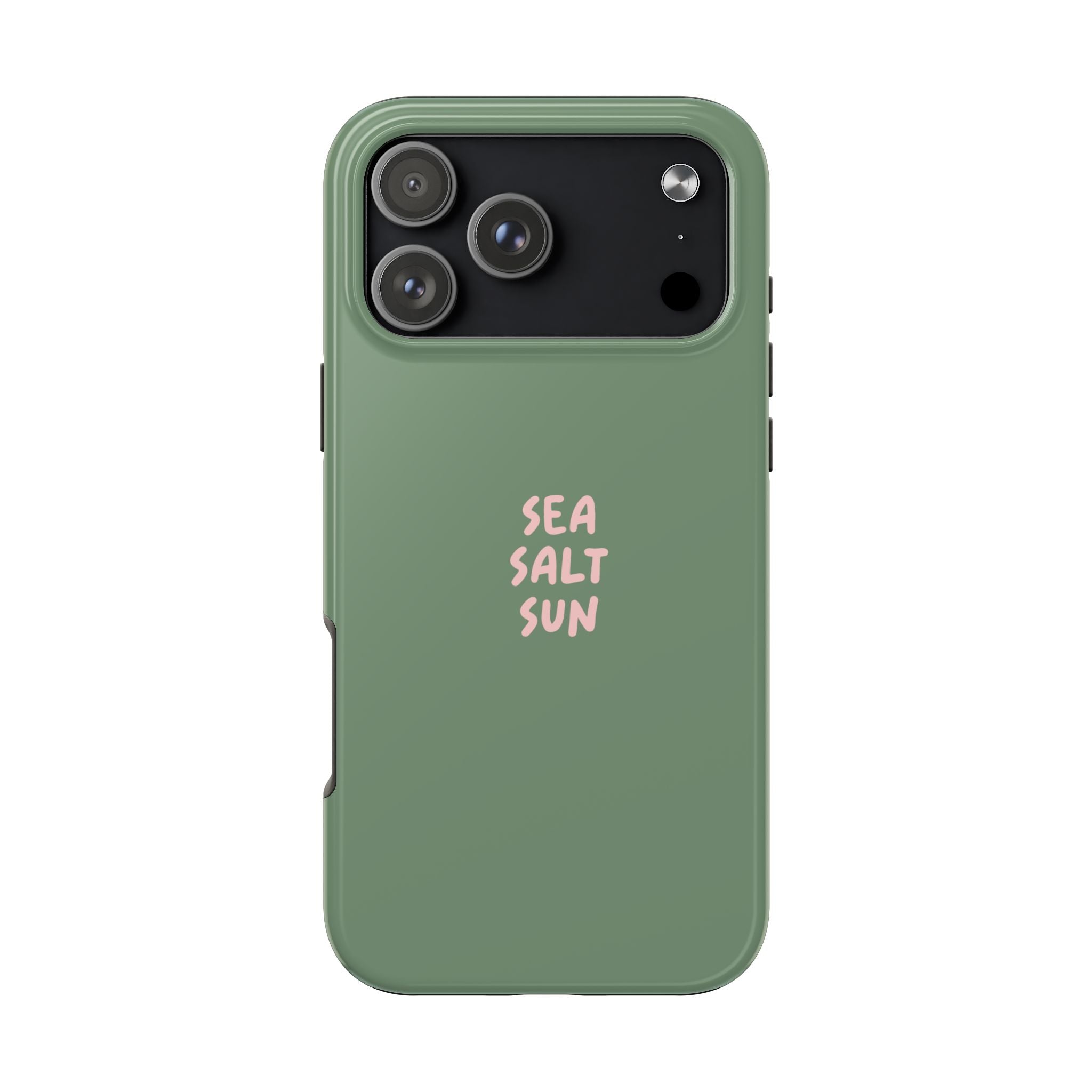 Phone Case Green color with custom text
