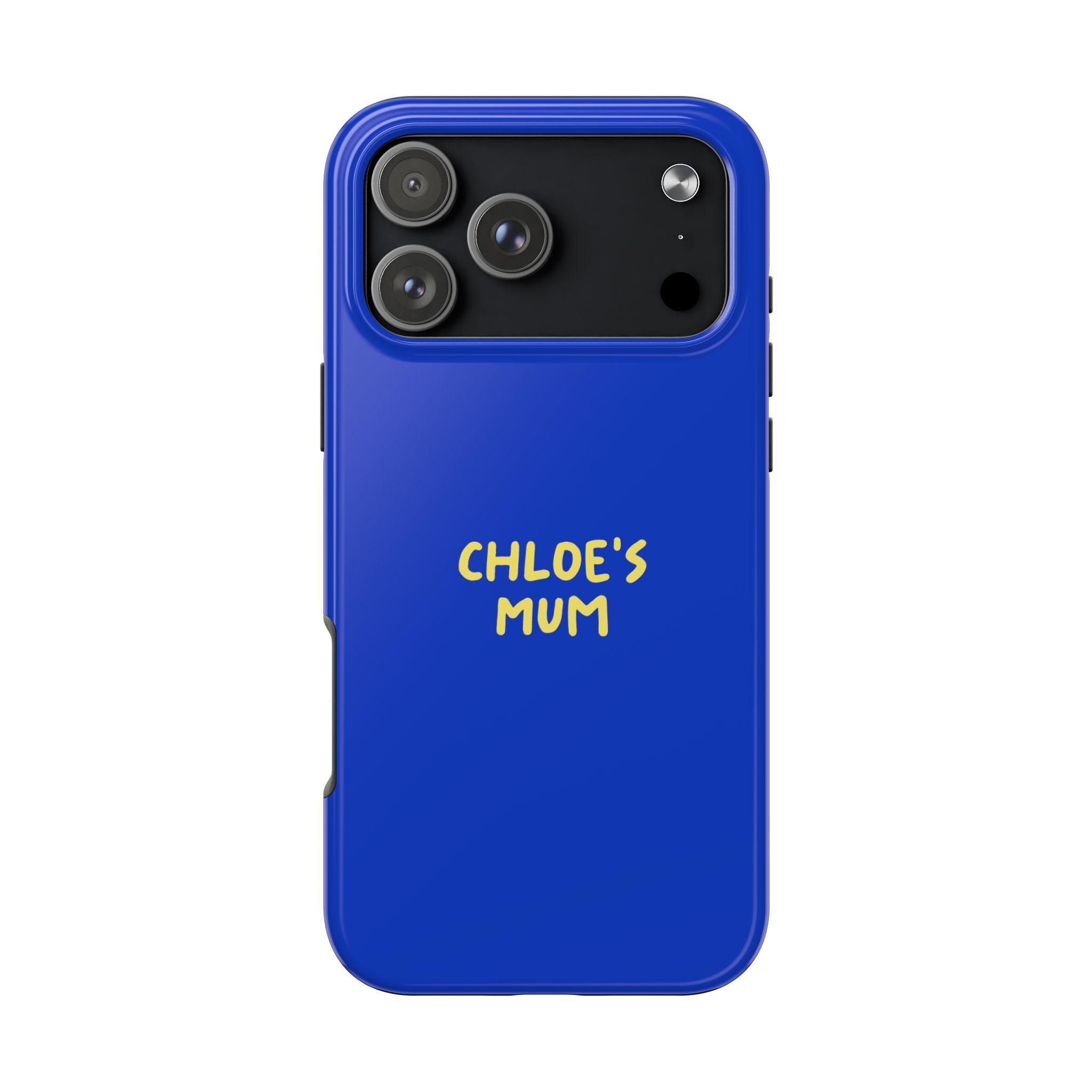 Phone Case Blue color with custom text