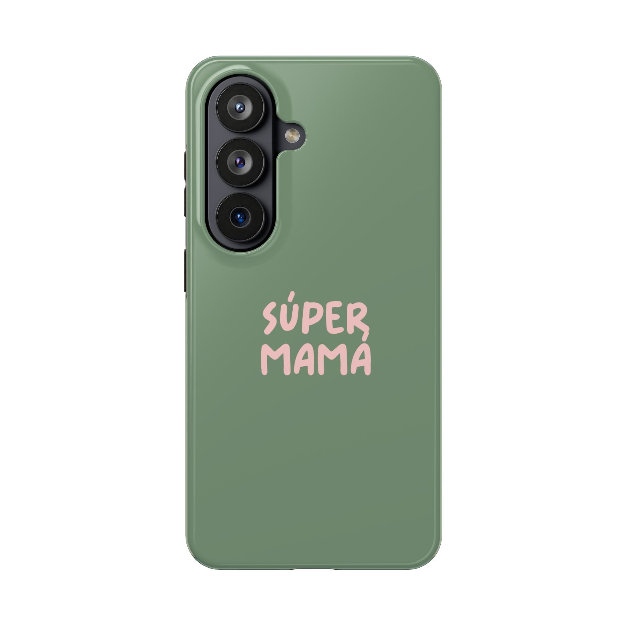 Green Phone Case with Custom Text