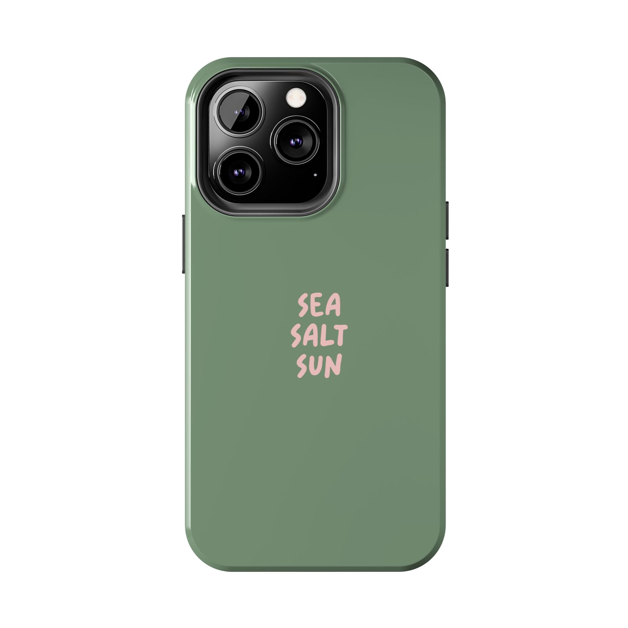 Phone Case Green color with custom text