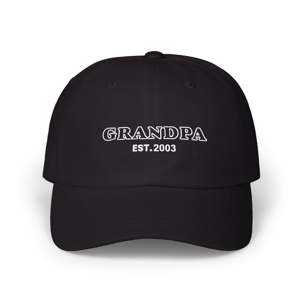 Cap Grandpa and Grandchildren’s Names Embroidered
