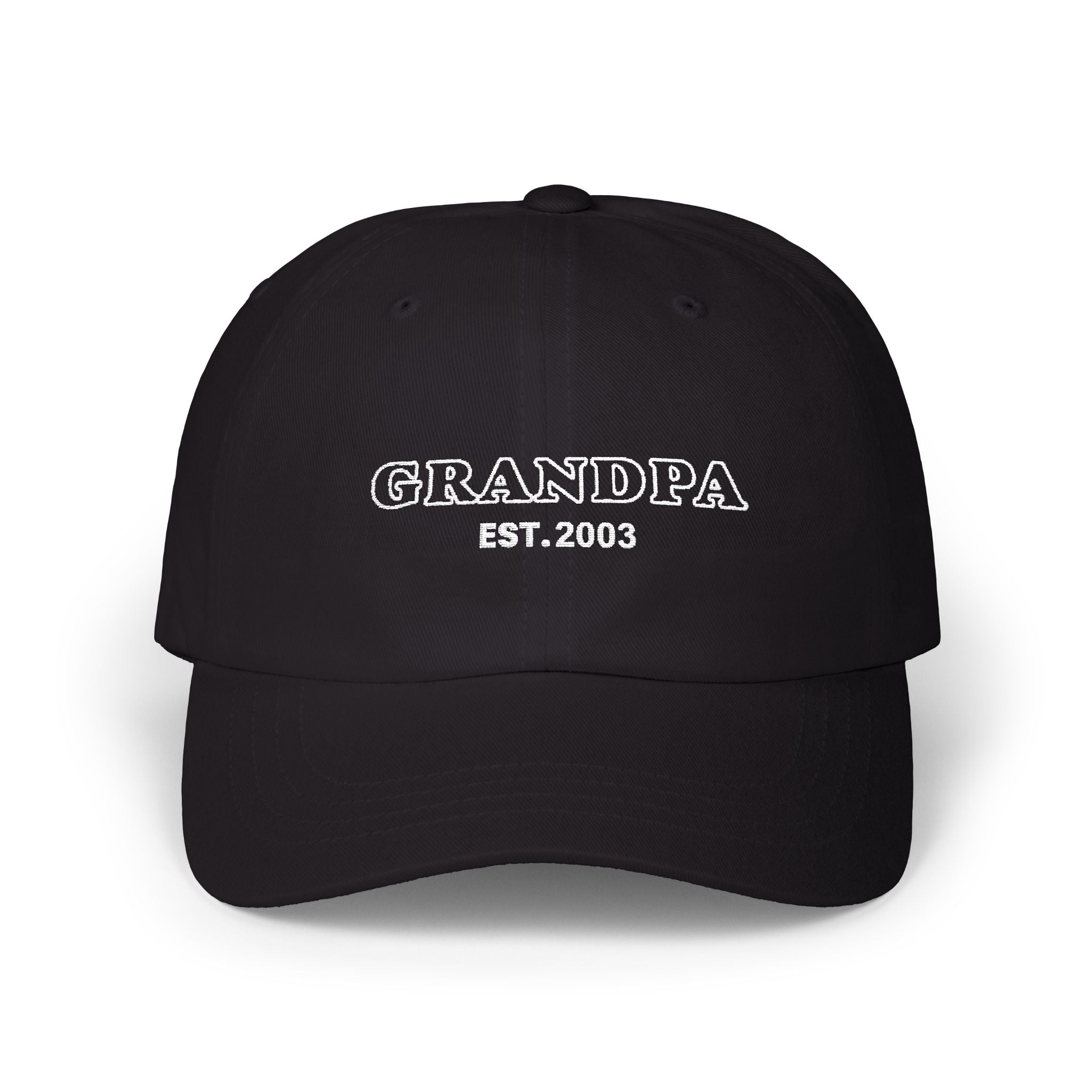 Cap Grandpa and Grandchildren’s Names Embroidered