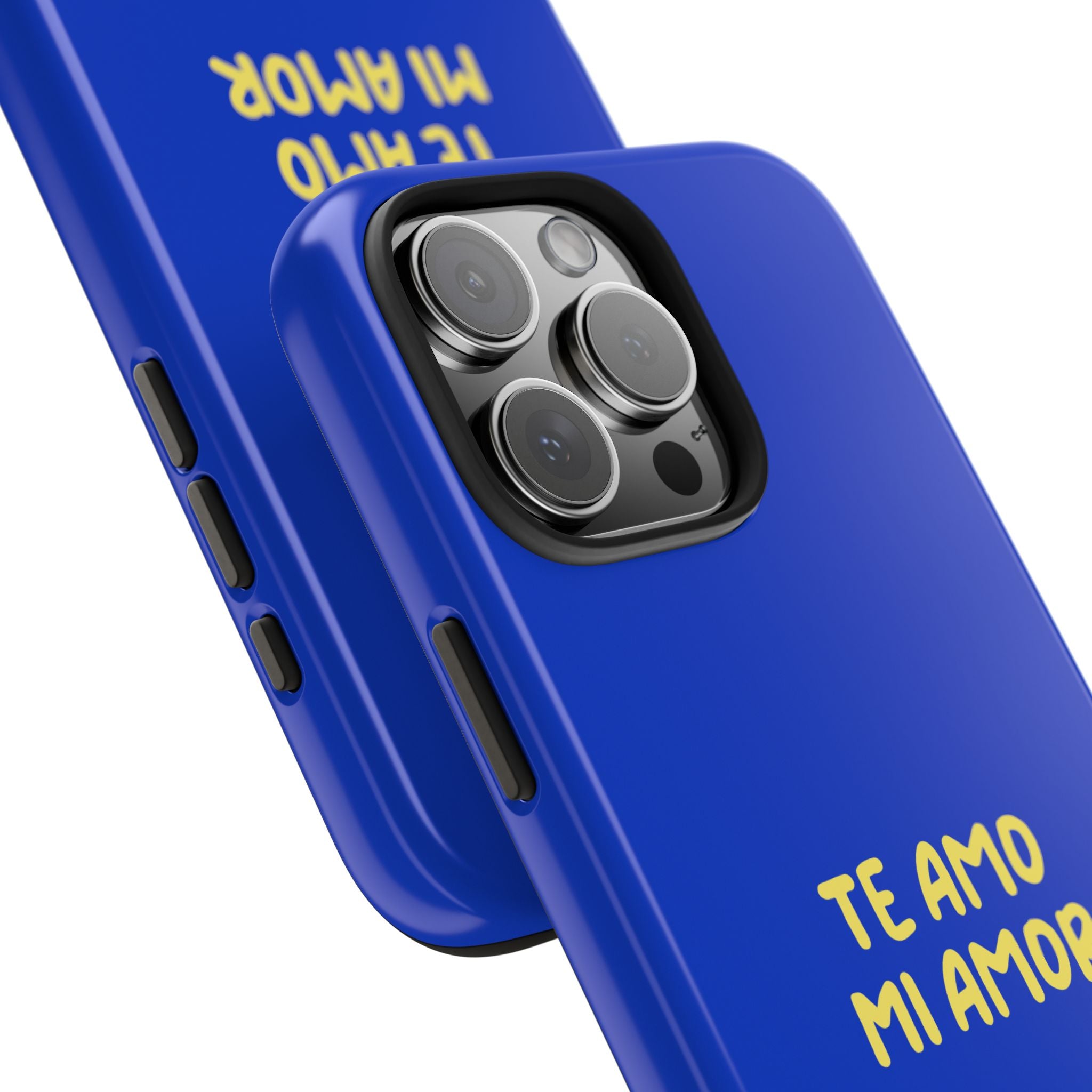 Blue Phone Case with Custom Text
