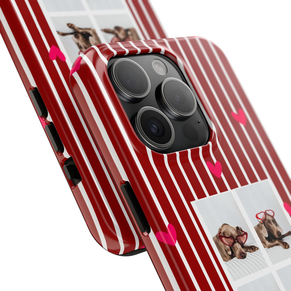 Funda de teléfono estilo cabina de fotos