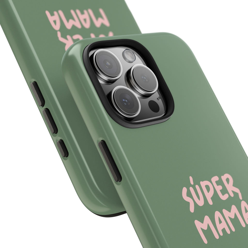Green Phone Case with Custom Text