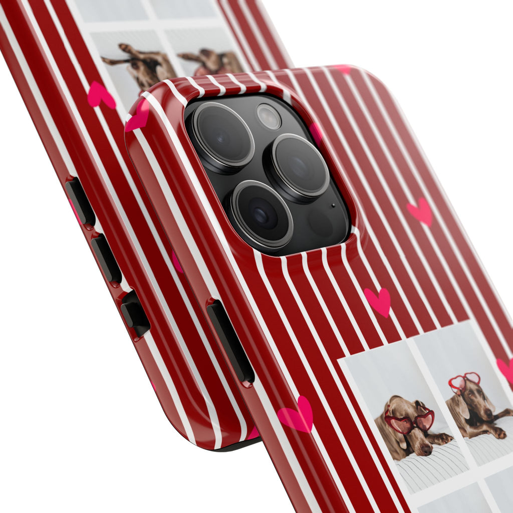 Funda de teléfono estilo cabina de fotos