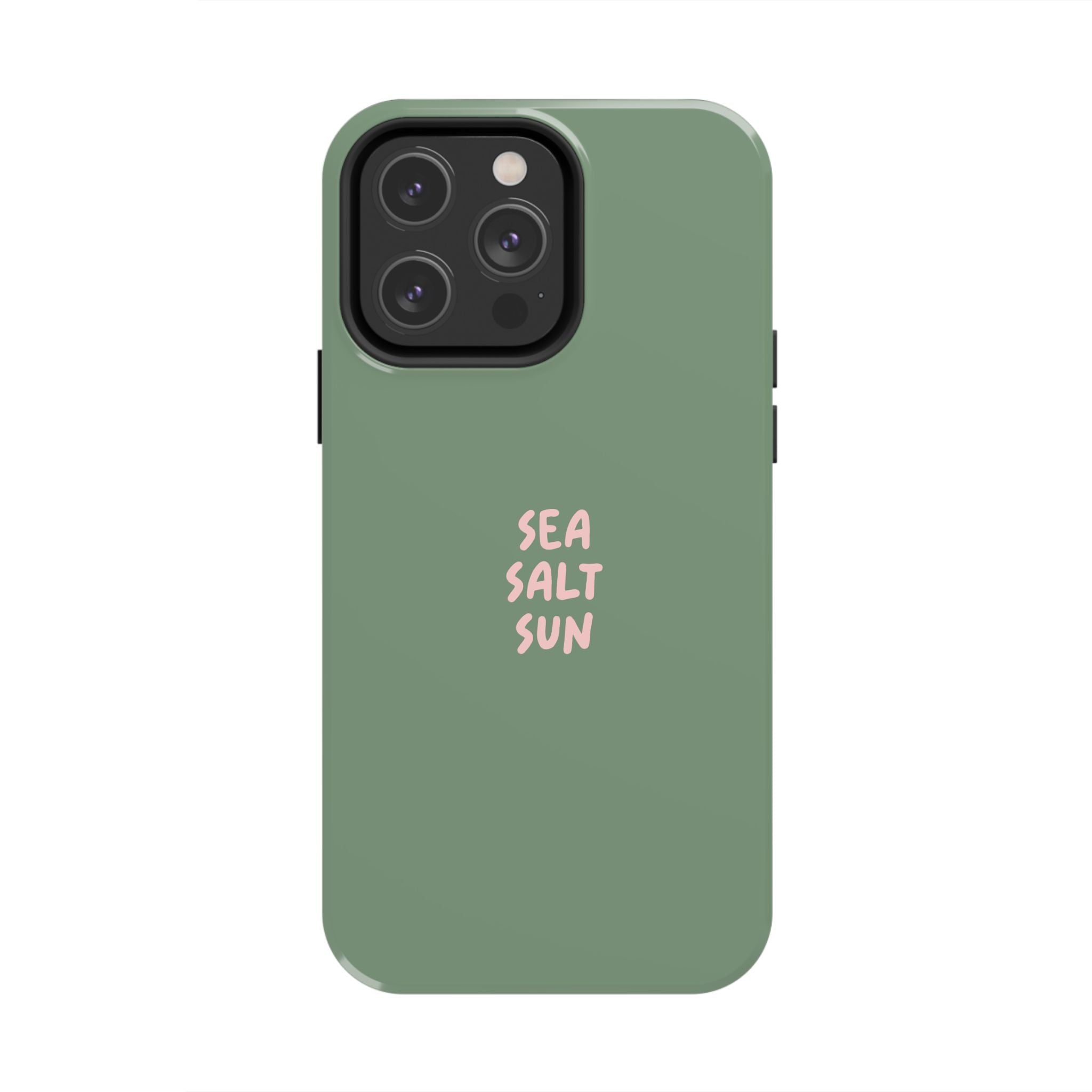 Phone Case Green color with custom text