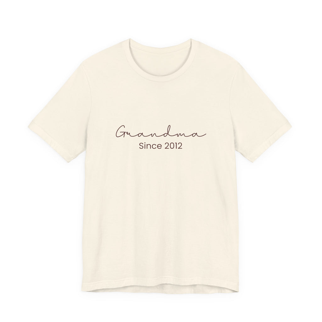 Grandma Since T-Shirt – Customized Year