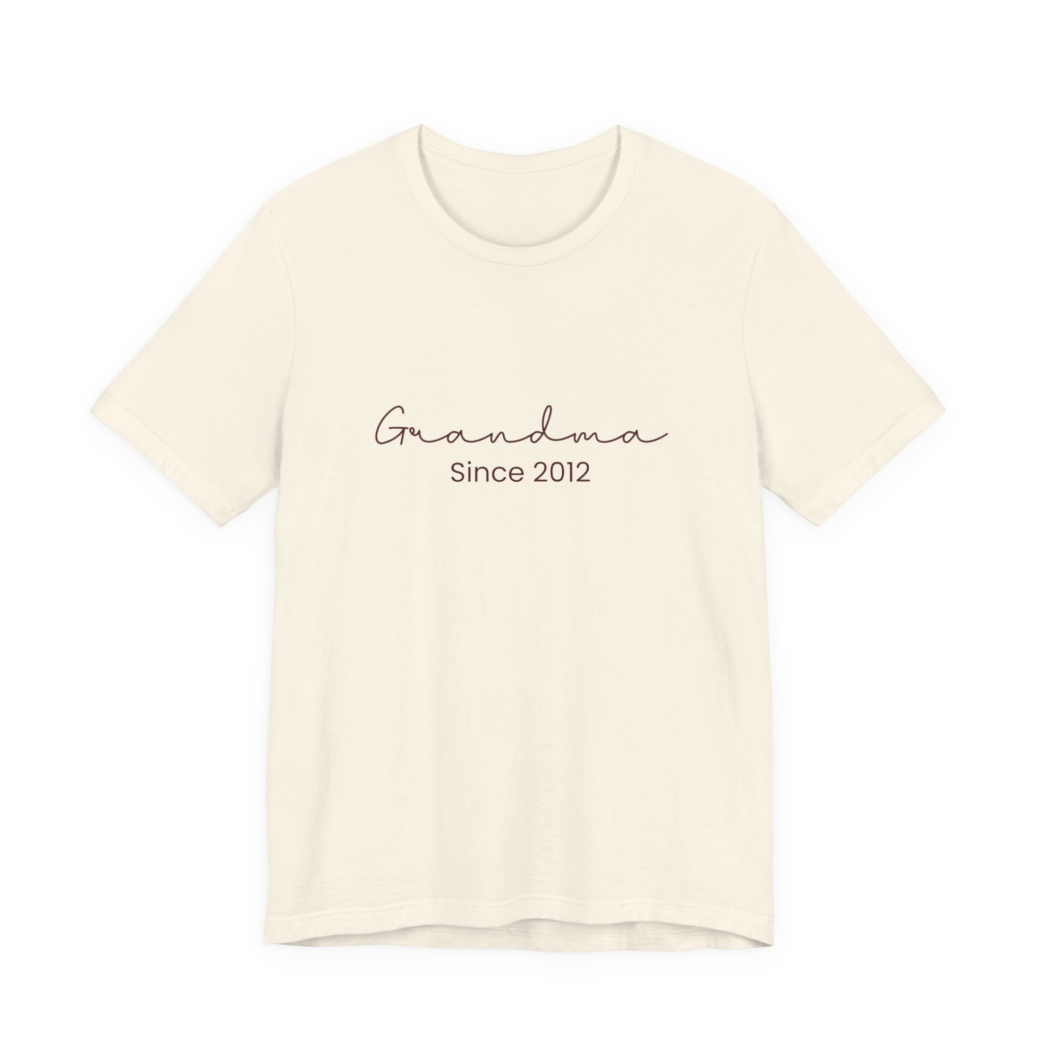 Grandma Since T-Shirt – Customized Year