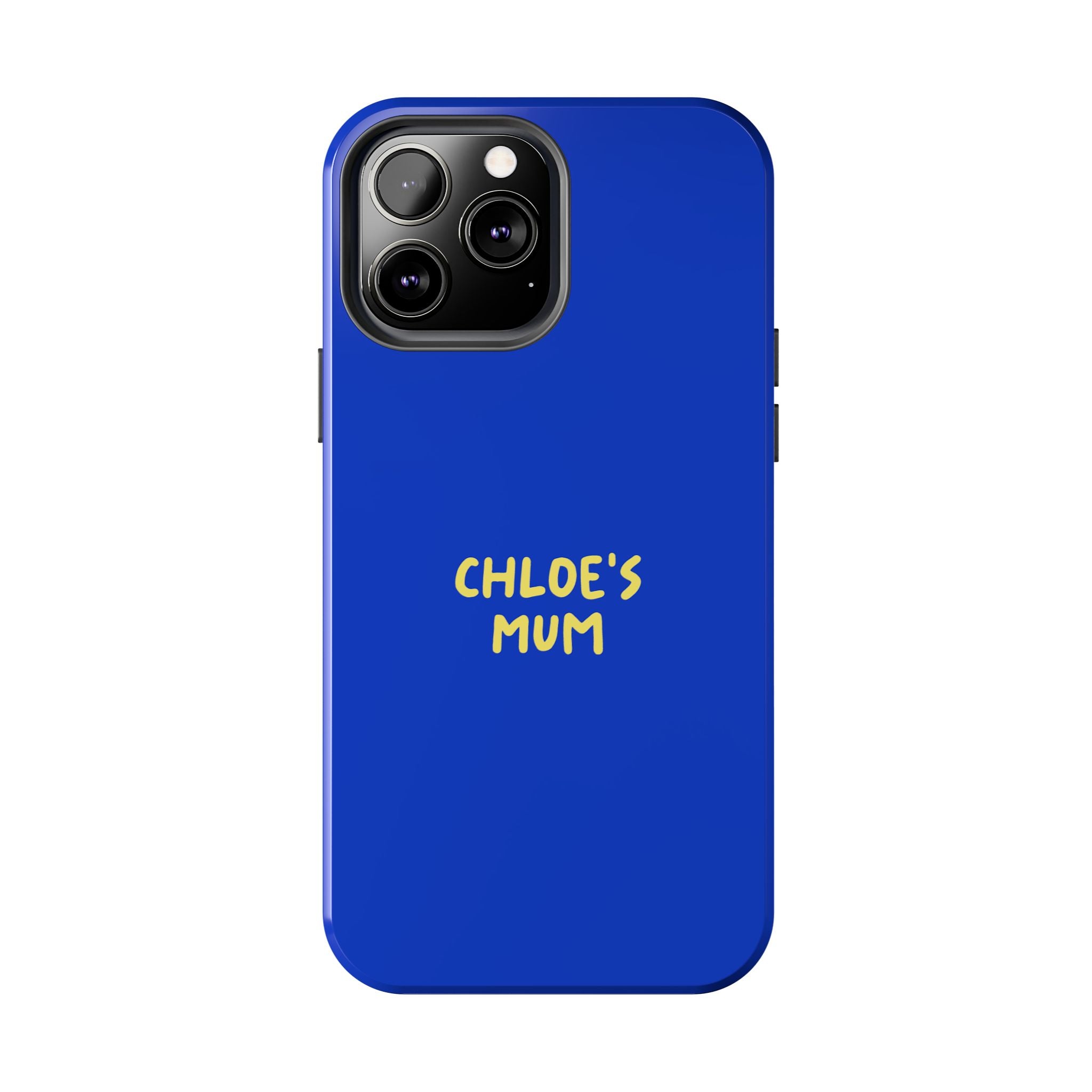 Phone Case Blue color with custom text