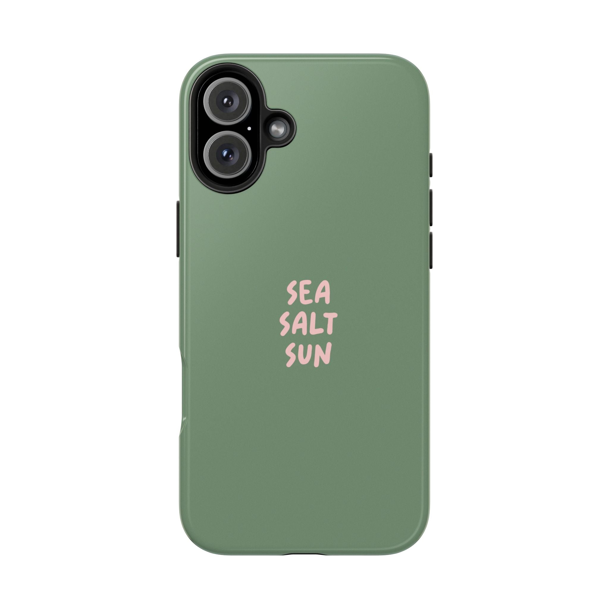 Phone Case Green color with custom text