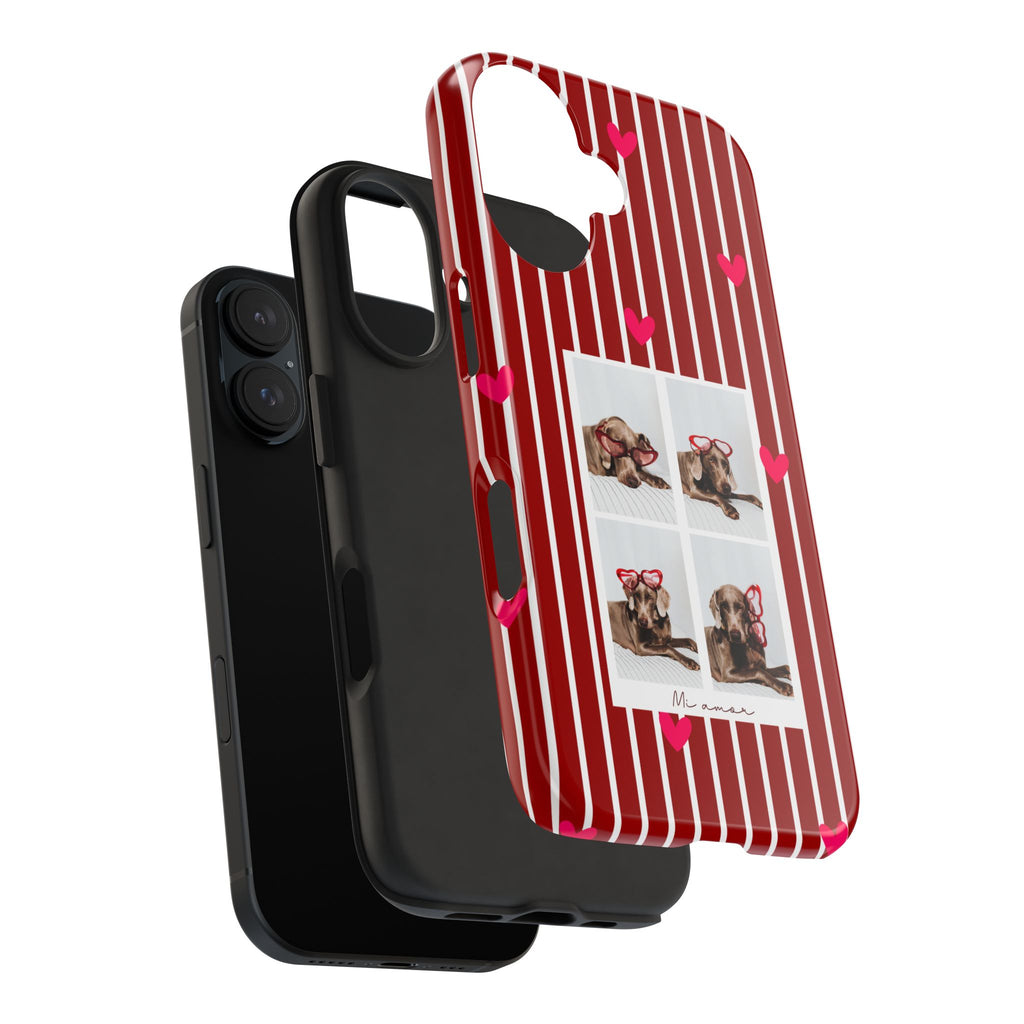 Funda de teléfono estilo cabina de fotos