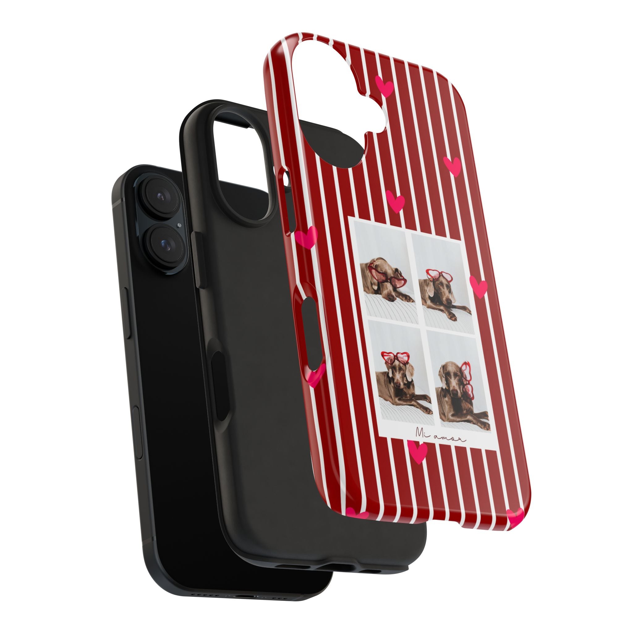 Funda de teléfono estilo cabina de fotos