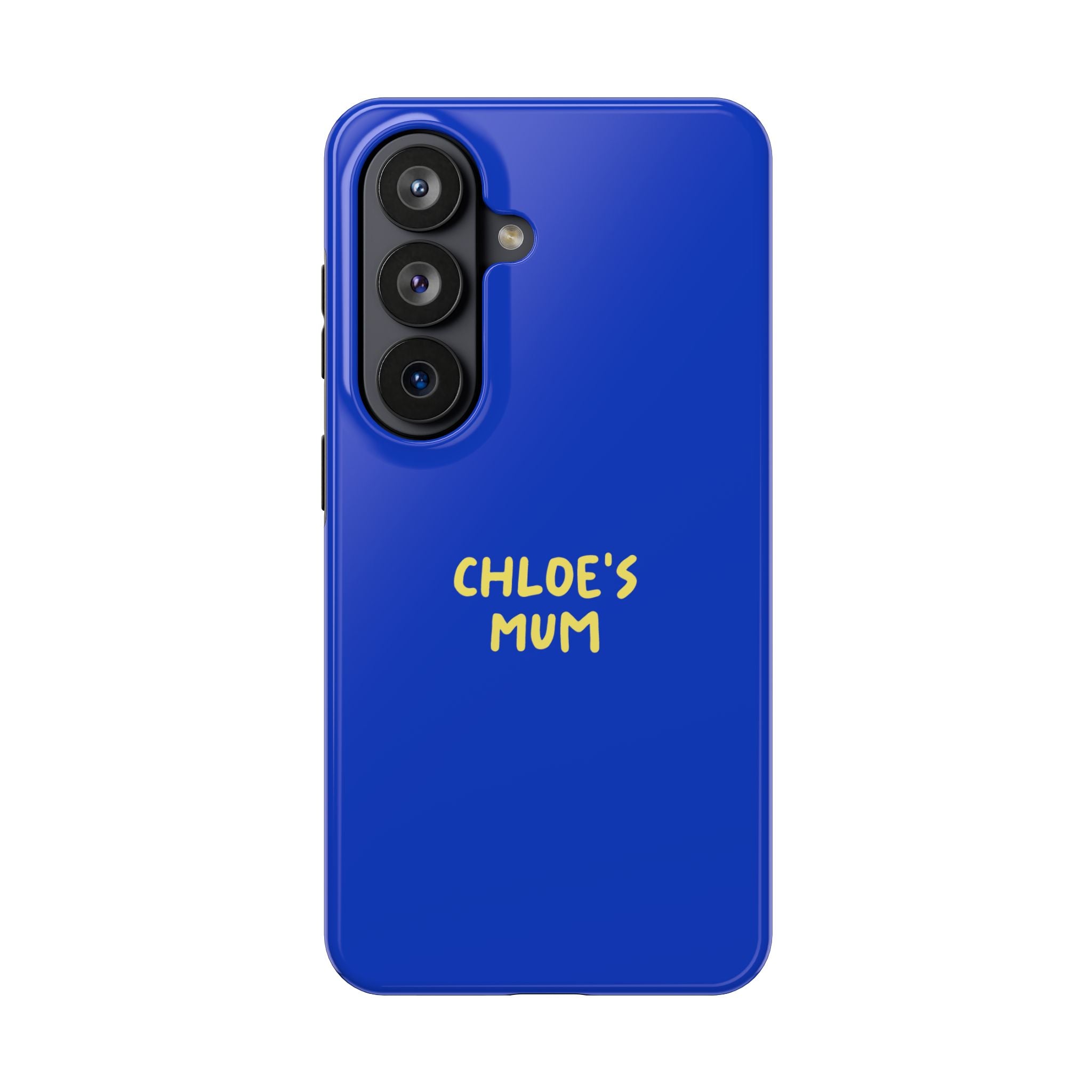 Phone Case Blue color with custom text