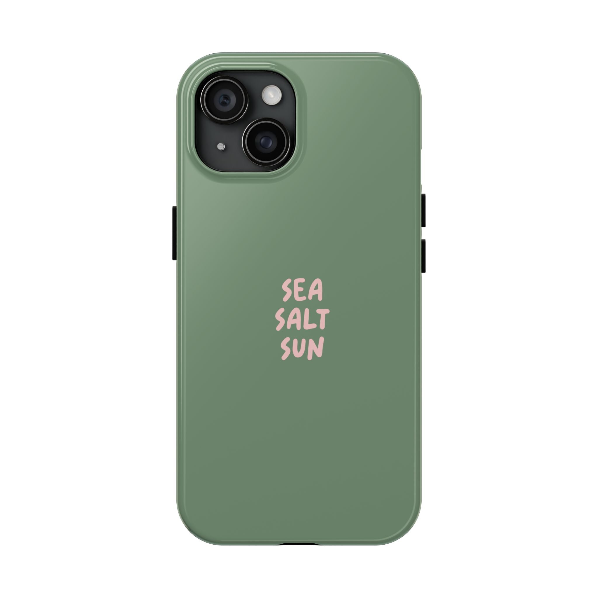 Phone Case Green color with custom text