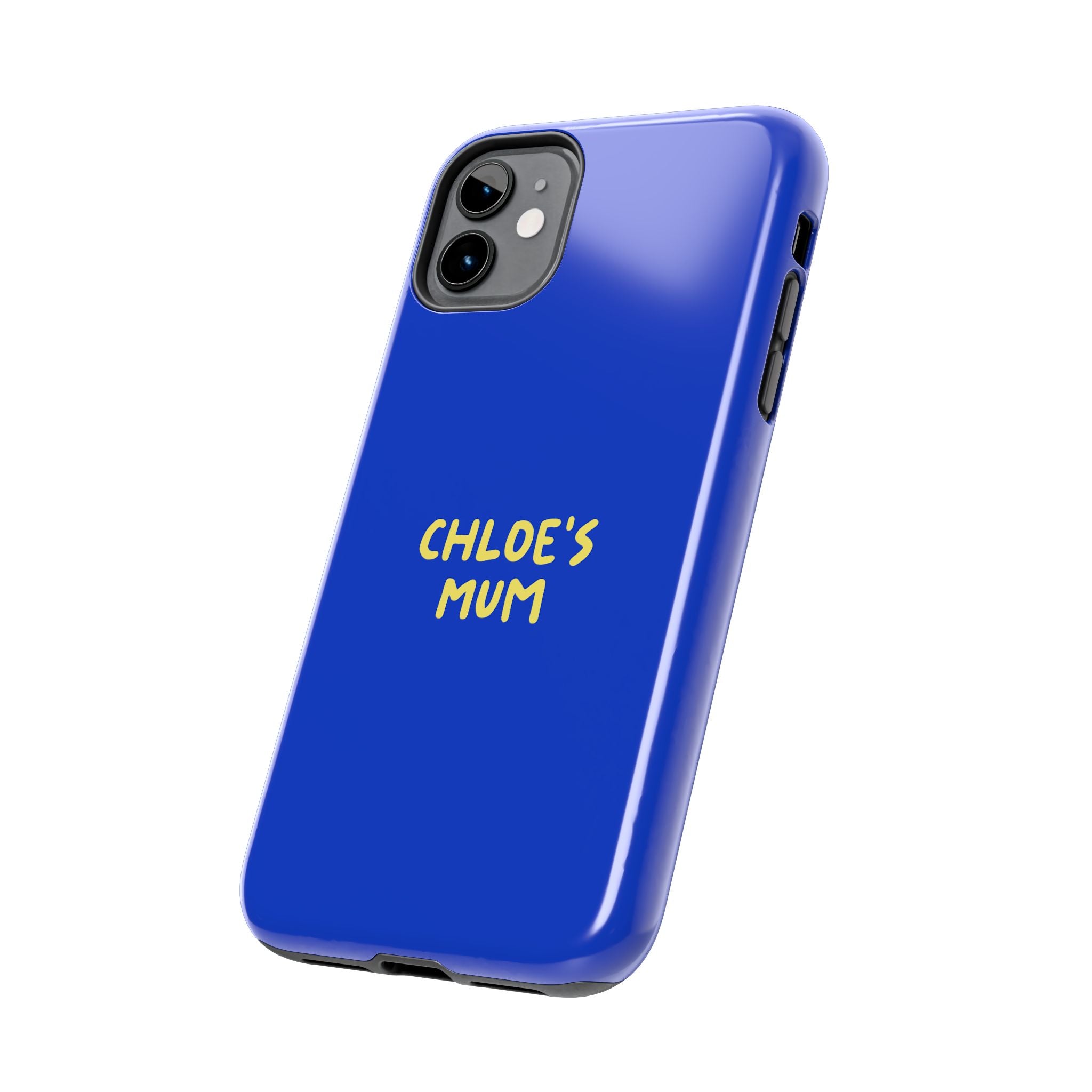 Phone Case Blue color with custom text