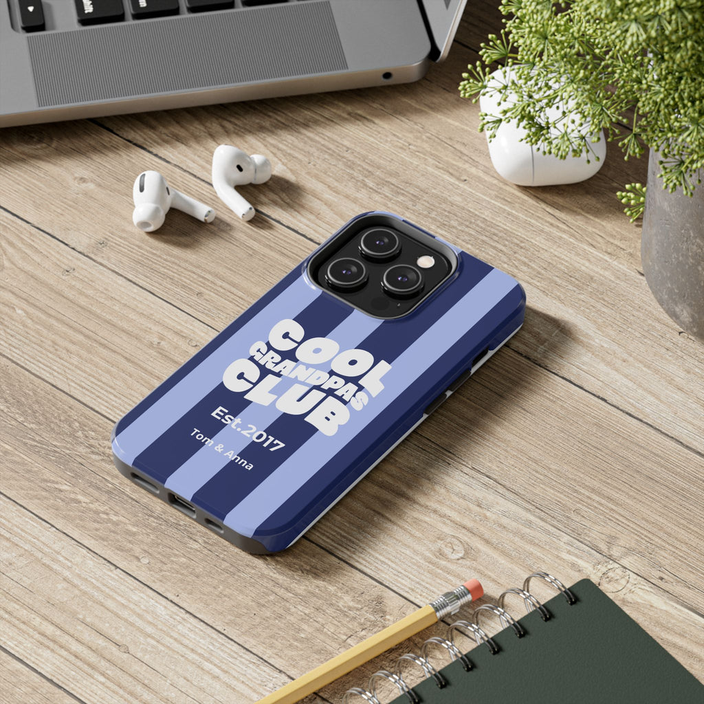 Phone Case Cool Grandpas Club & Names of grandchildren