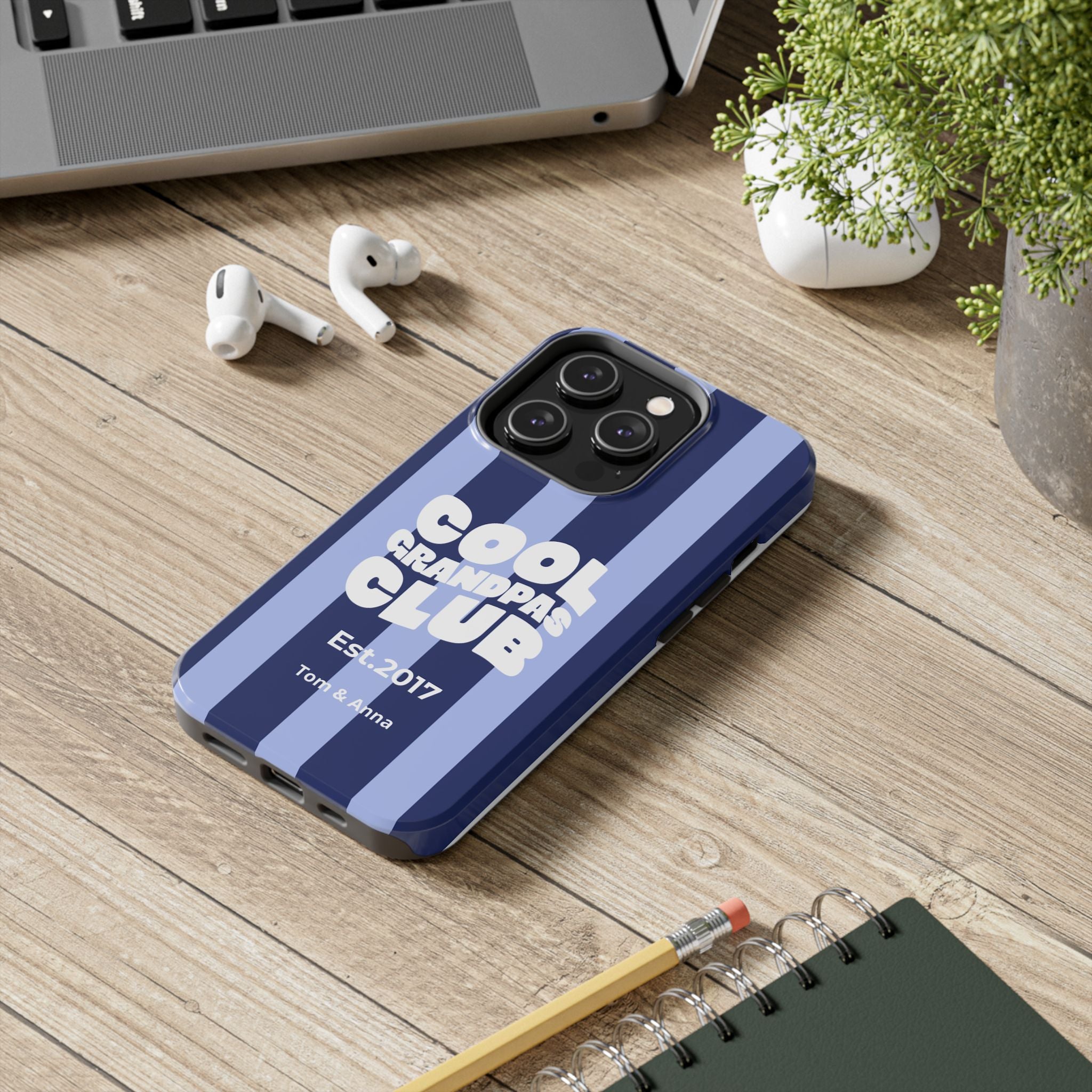 Phone Case Cool Grandpas Club & Names of grandchildren