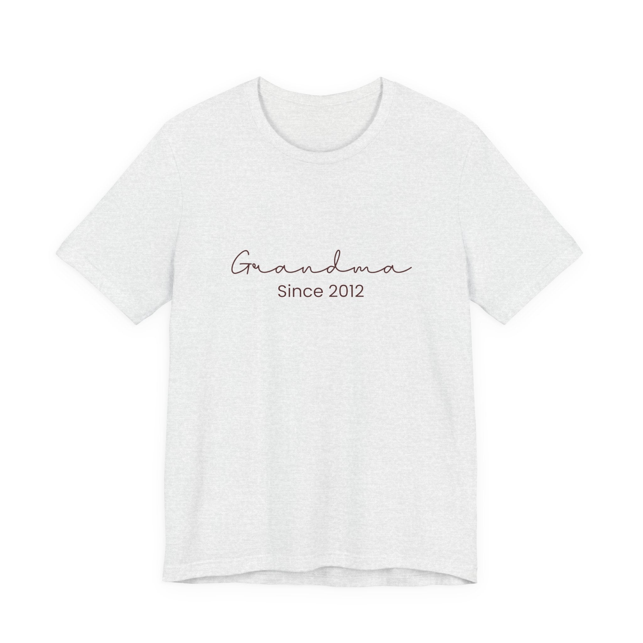 Grandma Since T-Shirt – Customized Year