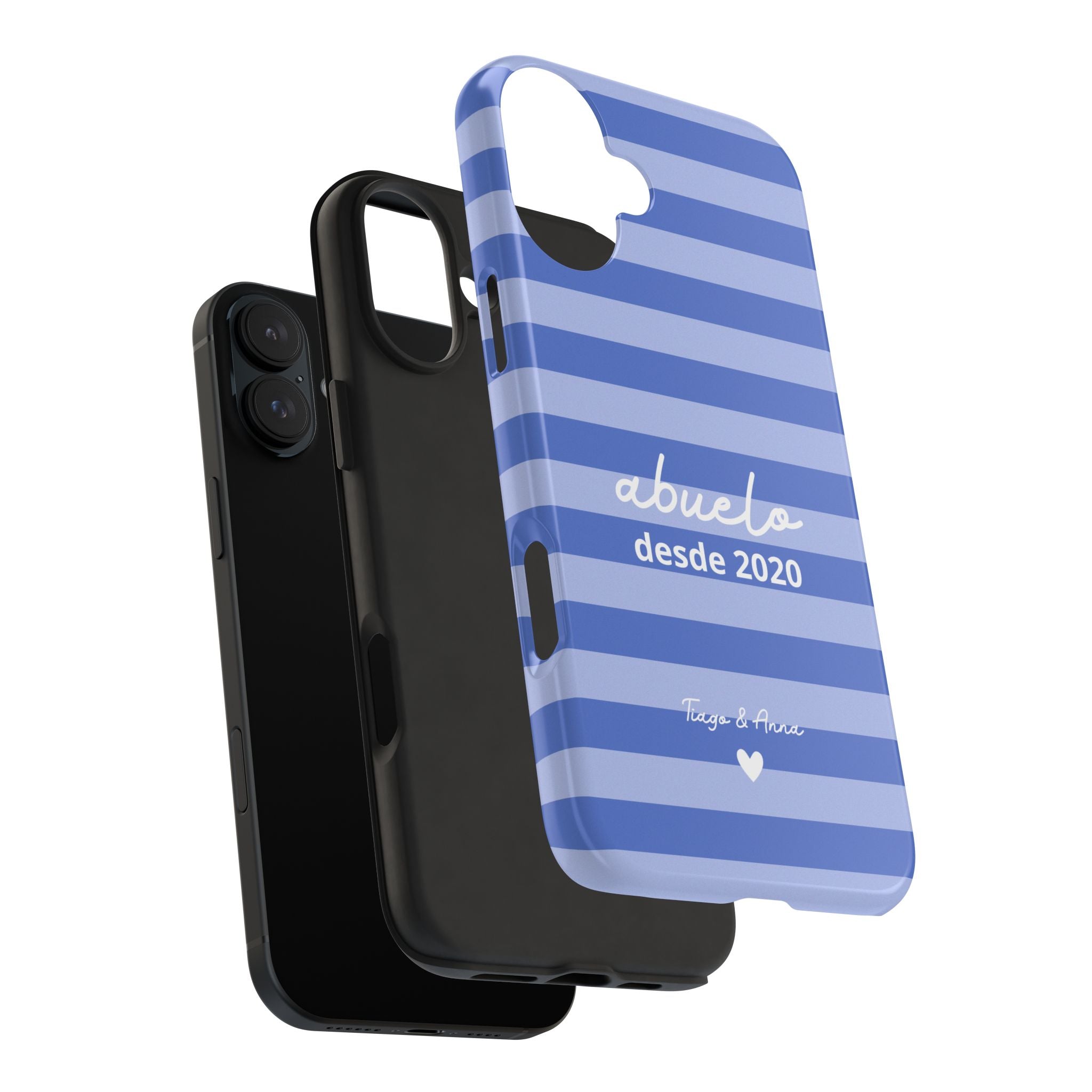 Funda personalizada para Papá o Abuelo con fecha y nombres