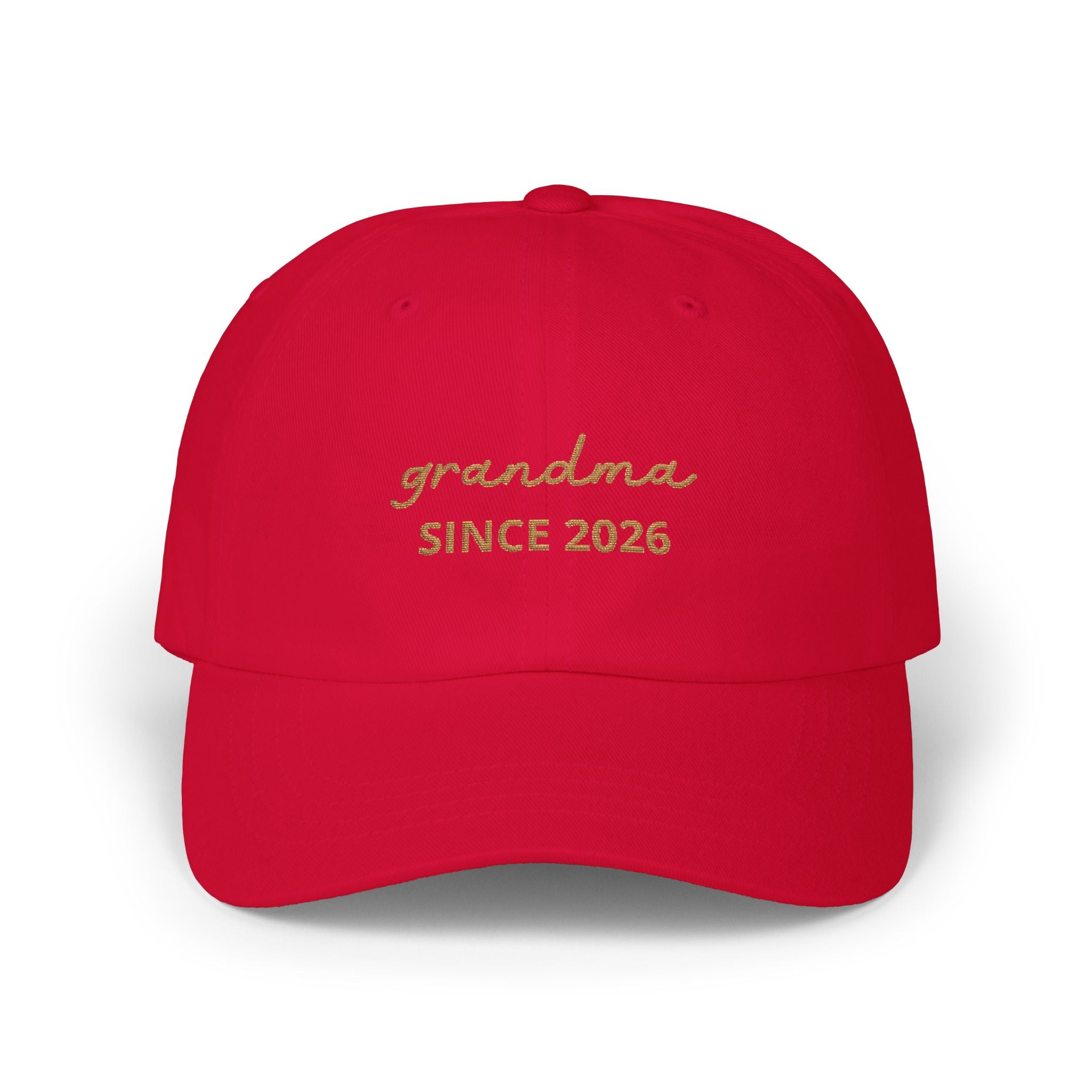 Cap Grandma Since Embroidered Date