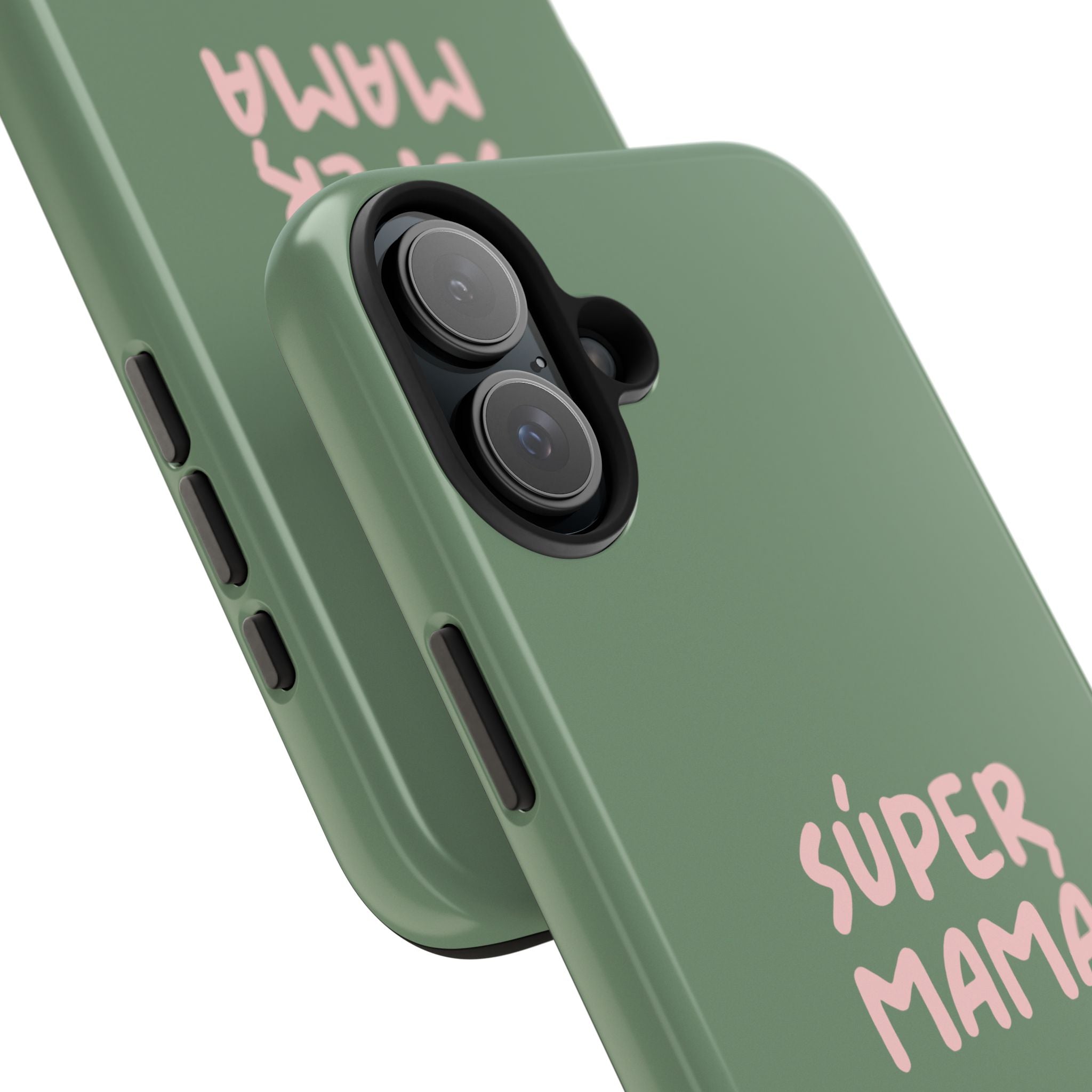 Green Phone Case with Custom Text