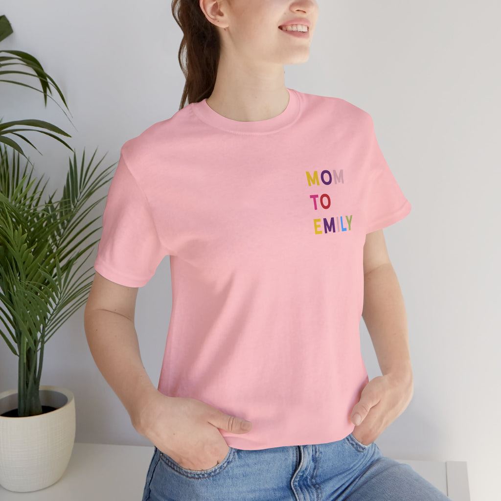 T-Shirt Multicolored name mummy