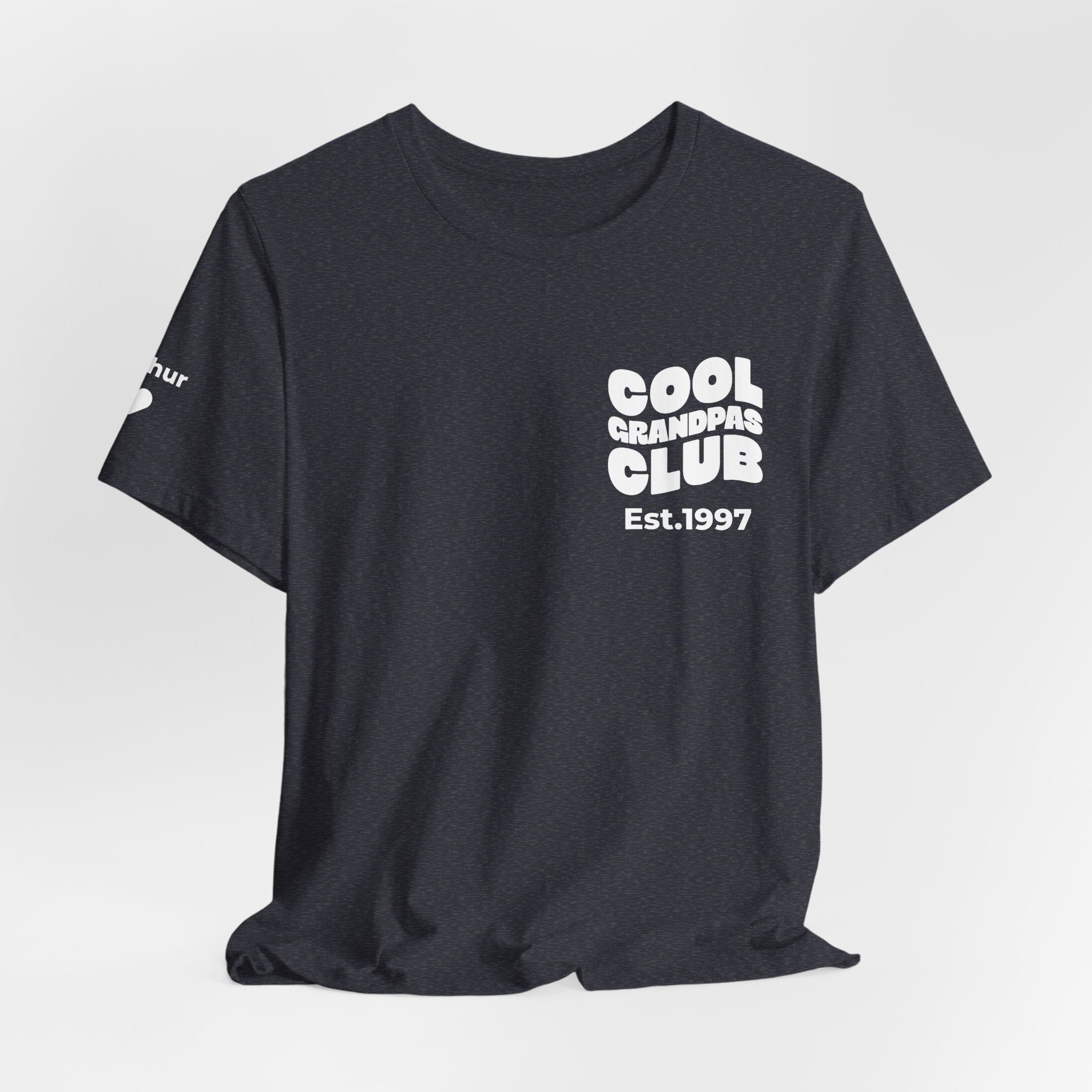 T-Shirt Cool Grandpas Club & Sleeve Names