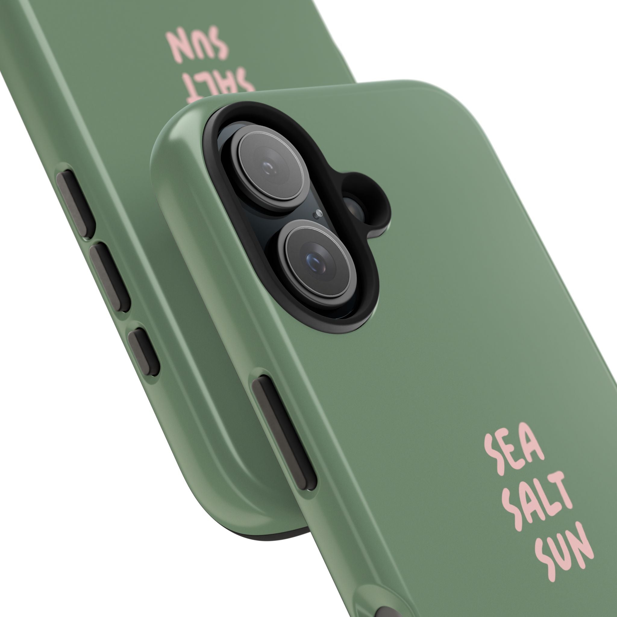 Phone Case Green color with custom text
