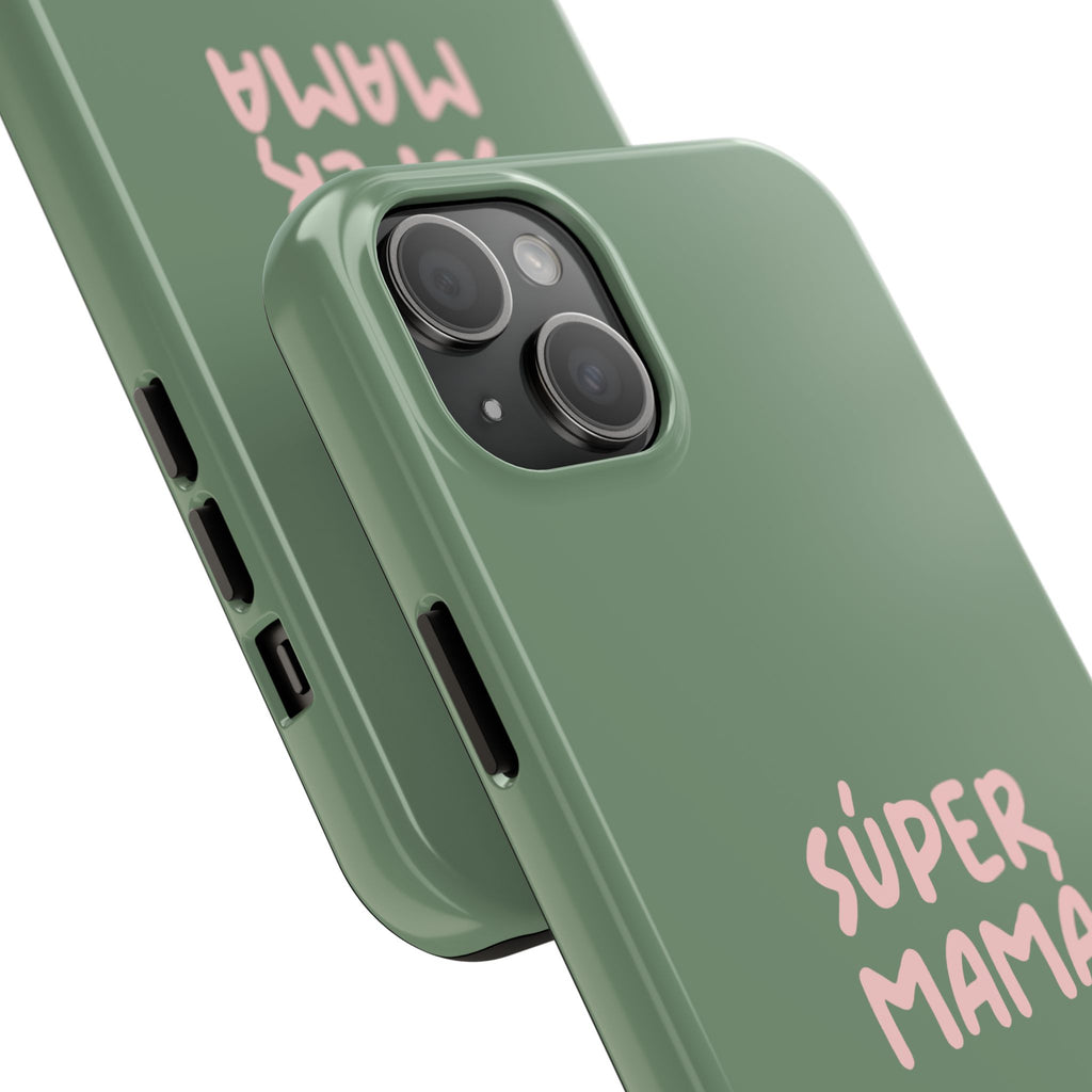 Green Phone Case with Custom Text