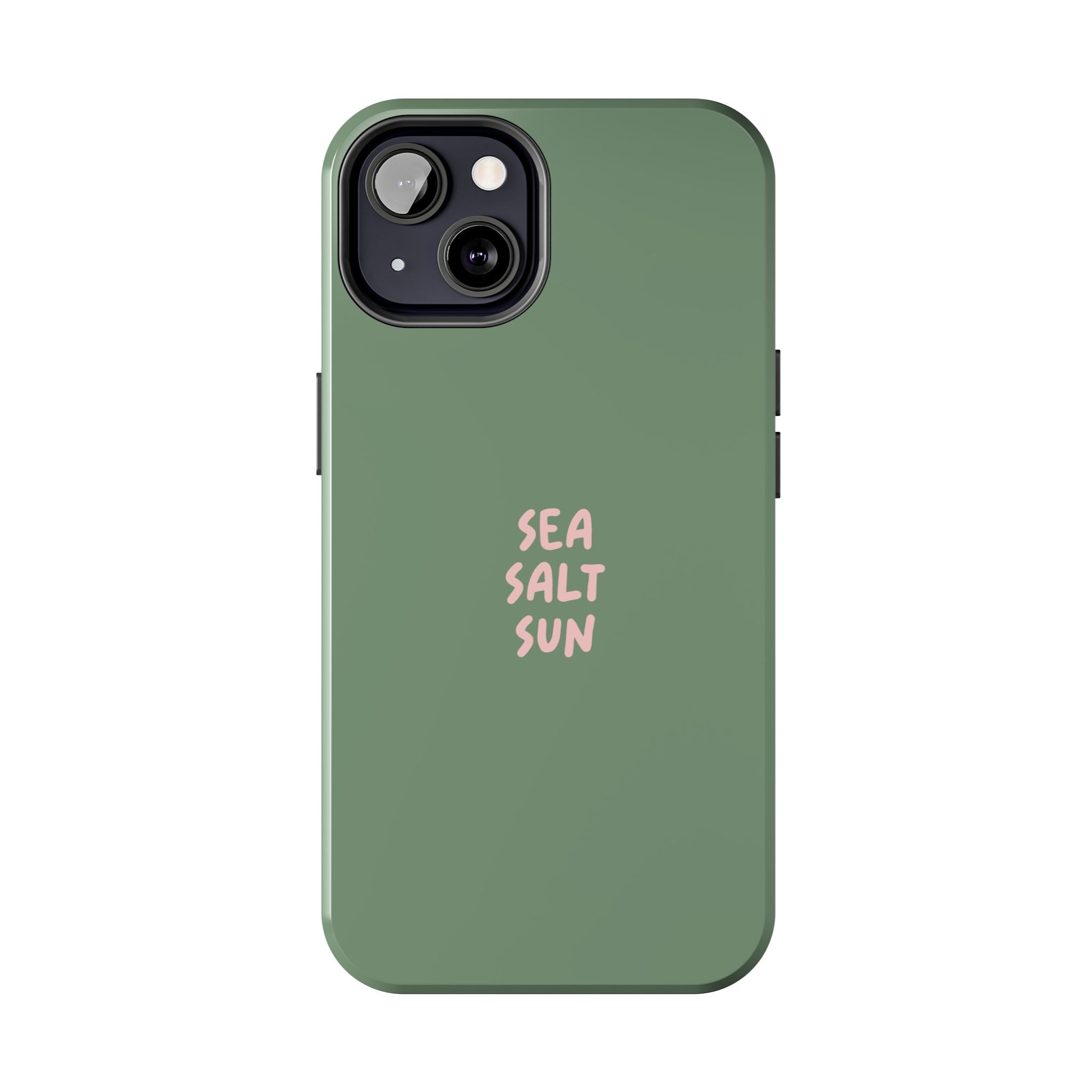 Phone Case Green color with custom text